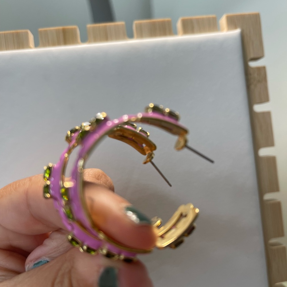 TOVA Hoops in pink - Picture 5 of 5